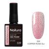 Nailura Gel Polish 339 - Copper Rose Glitter - 10 ml
