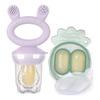 Haakaa Freeze-N-Feed Mini Combo - Lavender Feeder + Pea Green Tray 