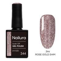 Nailura Gel Polish 344 - Rose Gold Shimmer - 10 ml