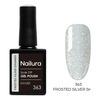 Nailura Gel Polish 363 - Frosted Silver Shimmer - 10 ml