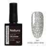 Nailura Gel Polish 367 - Steel Gray Sparkle - 10 ml