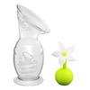 Haakaa Gen. 2 Silicone Breast Pump & Flower Stopper White - 1 set