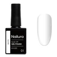 Nailura Gel Polish 01 - White - 10 ml