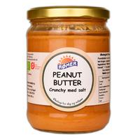 Rømer Peanut Butter Crunchy med havssalt, eko - 500 g