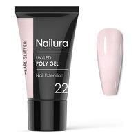 Nailura Poly Gel 22 - Pearl Glitter - 30 g