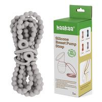 Haakaa Silicone Breast Pump Strap - Suva Grey