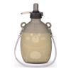 Haakaa Happii Bear Silicone Goody Pouch With Strap - Grey 