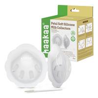 Haakaa Petal Soft Silicone Milk Collectors - 2 st