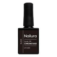 Nailura Chrome Base Black Gel - 10 ml