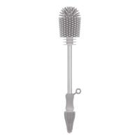 Haakaa Double-Ended Silicone Brush - Suva Grey