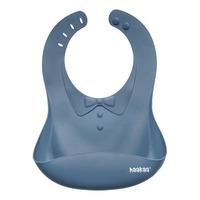 Haakaa Silicone Baby Bib - Bluestone
