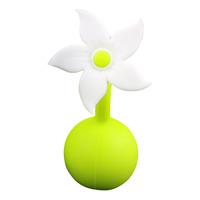 Haakaa Silicone Breast Pump Flower Stopper - White