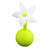 Haakaa Silicone Breast Pump Flower Stopper - White  
