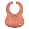 Haakaa Silicone Baby Bib - Rust