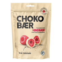 Nordthy Chokobær Hallon m. vit choklad - 80 g