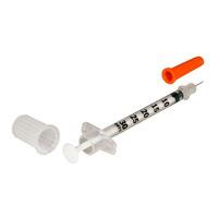 BD Micro Fine + 0,50 ml spruta med kanyl - 100 st