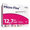 BD Micro Fine+ insulinsprøjte 0,5 ml - 100 st