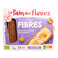 LePaindesfleurs Fiberknäckebröd, eko - 150 g