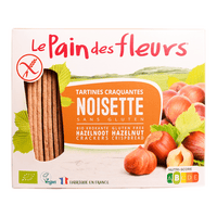 LePaindesfleurs Hasselnötsknäckebröd, eko - 150 st