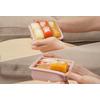 Haakaa Silicone Freezer Tray with Lid 6 Compartments - Apricot