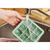 Haakaa Silicone Freezer Tray with Lid - 9 Compartments - Pea Green