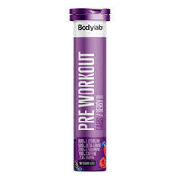 Bodylab Pre Workout Tabs Berry - 20 st