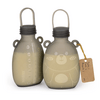 Haakaa Happii Bear Silicone Milk Storage Bag 260 ml - Grey - 2 st