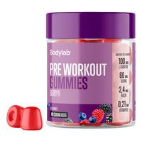 Bodylab Pre Workout Gummies Berry - 60 st