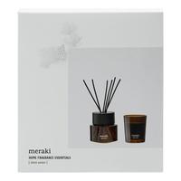 Meraki Gift Box Home Fragrance Essentials Silent Amber