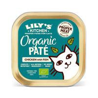 Lily´s Kitchen Våtfoder Katt, Organic Paté Chicken with Fish - 85 g