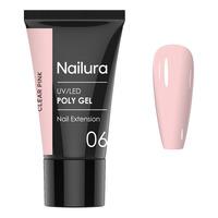 Nailura Poly Gel 06 - Clear Pink - 30 g