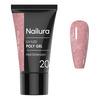 Nailura Poly Gel 20 - Pink Glitter - 30 g
