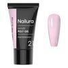 Nailura Poly Gel 21 - Light Pink Glitter - 30 g