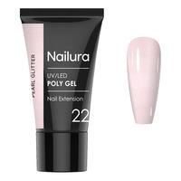 Nailura Poly Gel 22 - Pearl Glitter - 30 g