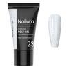Nailura Poly Gel 23 - Silver Glitter - 30 g