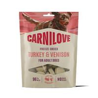 Carnilove Freeze-Dried Raw Snacks Venison & Turkey - 60 g
