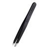 Browgame Cosmetics Signature Tweezer Slanted - Soft Touch - Blackout