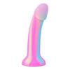 EasyToys Glow in the Dark Dildo - Candy Swirl 19 cm