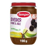 Semper Fruktpuré katrinplommon, päron och äpple 4 mån - 190 g