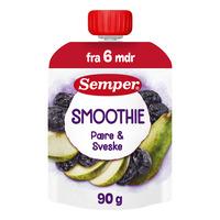 Semper Fruktsmoothie Päron & Katrinplommon 6 mån+ - 90 g