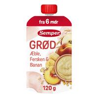 Semper Fruktgröt Äpple, Persika & Banan 6 mån. - 120 g