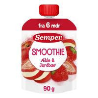 Semper Sommar Smoothie  Äpple & Jordgubb 6 mån - 90 g