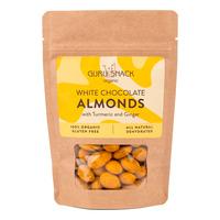 Guru Snack White Chocolate Almonds with Turmeric & Ginger - 100 g