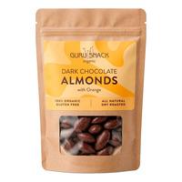 Guru Snack Dark Chocolate Almonds with Orange - 100 g