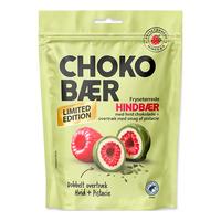 Nordthy Chokobär Frystorkade Hallon Vit- och Pistage Choklad - 80 g