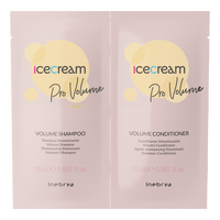 Inebrya Ice Cream Pro-Volume Shampoo + Conditioner - 30 ml - Gratis varuprov