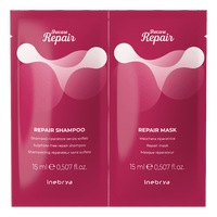 Inebrya Shecare Repair Shampoo + Mask - 30 ml - Gratis varuprov