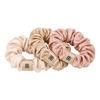 Parsa Beauty Signatur Scrunchies - Beige/Rosa/Kräm - 3 st