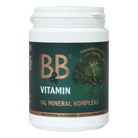B&B Vitamin og Mineral Kompleks - 150 g
