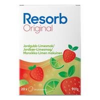 Resorb Original Jordgubb-Lime - 2 x 10 brustabletter